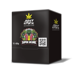 Boîte Just Stick - Infusion Fleurs CBD grindées - Super Skunk