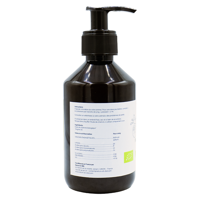 Huile de chanvre BIO -...