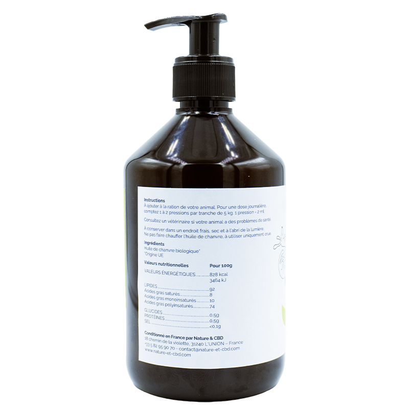 Huile de chanvre BIO -...