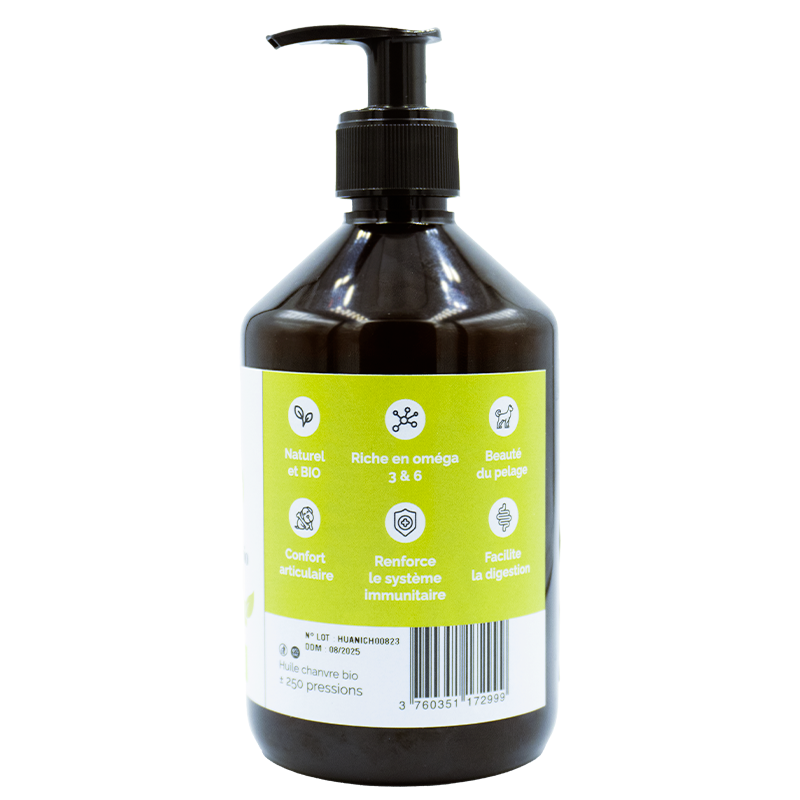 Huile de chanvre BIO -...