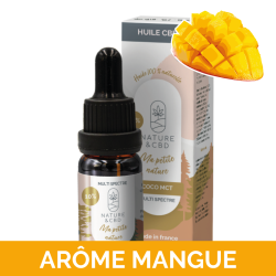 Huile CBD coco à la mangue...