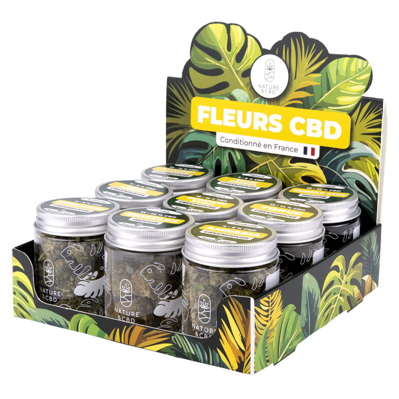 Présentoir - Trim CBD en...