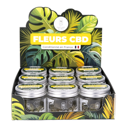 Présentoir - Fleurs CBD en...