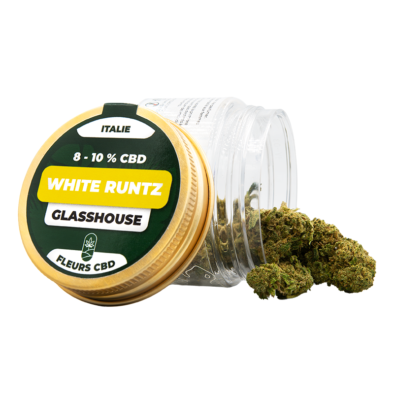 Fleurs CBD en pot - White...