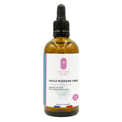 Huile de massage CBD 1%