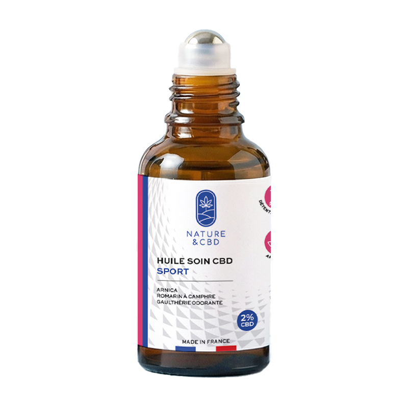 Huile de soin sport CBD 2%