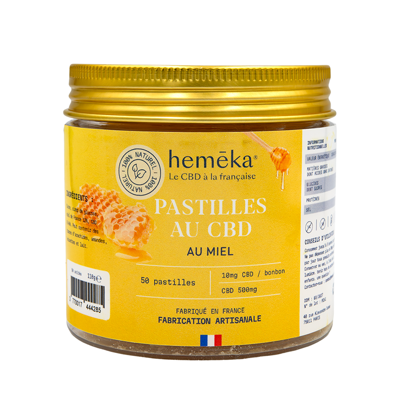 Bonbons Miel au CBD 10 mg -...