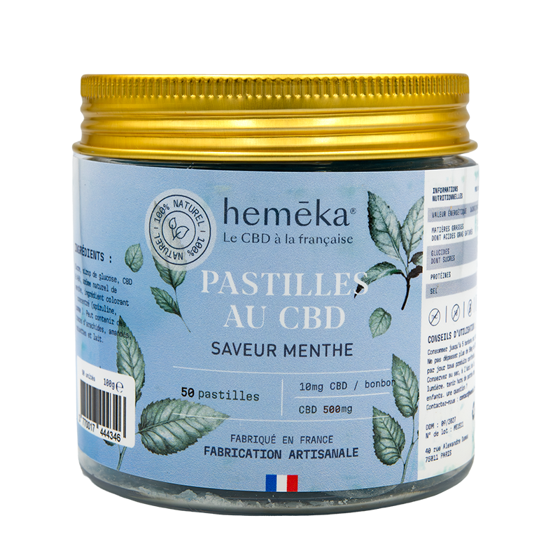Bonbons Menthe au CBD 10 mg...
