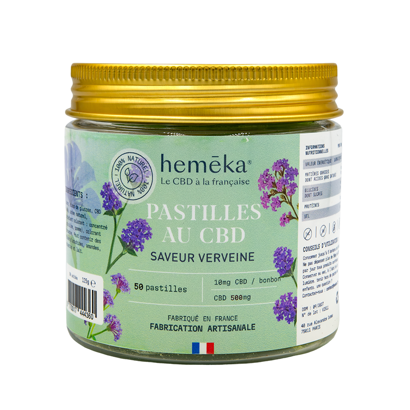 Bonbons Verveine au CBD 10...